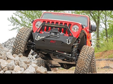 Skid Plate Combo 3.6L Engine T-Case Jeep Wrangler Unlimited (18-19) Rough Country
