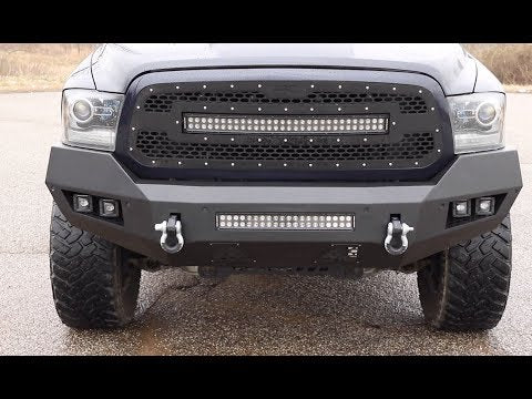 2 Inch Black Series LED Light Pods SAE Fog Pair Rough Country