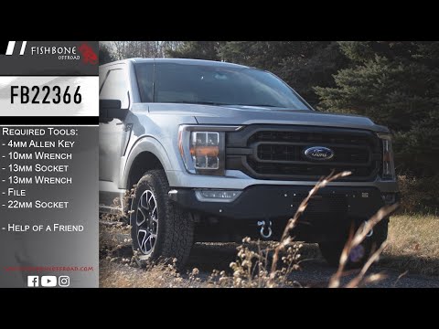 21-Present F150 Front Bumper Fishbone Offroad