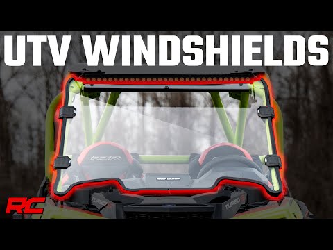 Vented Full Windshield Scratch Resistant Kawasaki Mule PRO-FX Rough Country