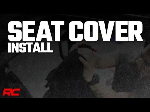 Seat Covers Front and Rear Jeep Wrangler JL 4WD (2018-2026) Rough Country