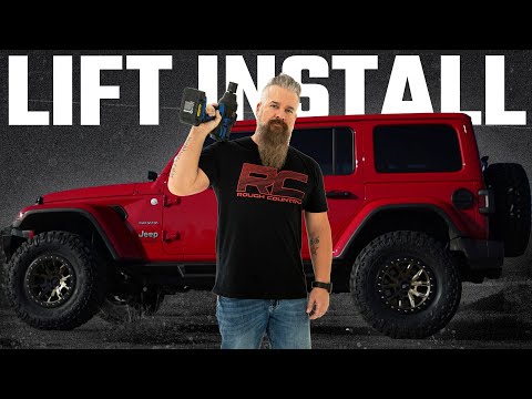3.5 Inch Lift Kit C/A Drop Front D/S Jeep Wrangler JL 4WD (2024-2026) Rough Country