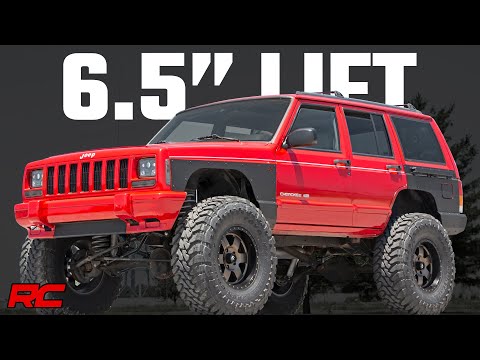 6.5 Inch Lift Kit Long Arm NP231 Jeep Cherokee XJ 4WD (1984-2001) Rough Country