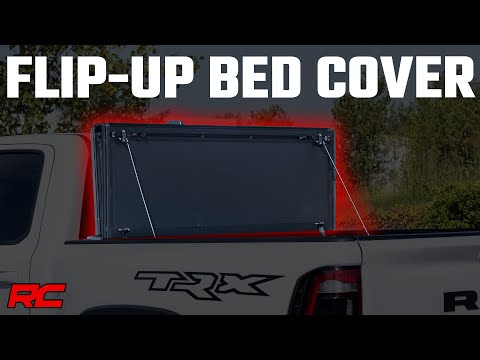 Hard Tri-Fold Flip Up Bed Cover 5 Foot 9 Inch Bed Silverado/Sierra 1500 (07-13) Rough Country