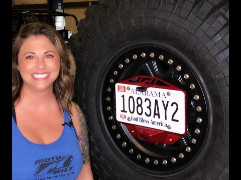 Jeep JL Spare Tire Tag Relocation Kit With Camera Mount Motobilt