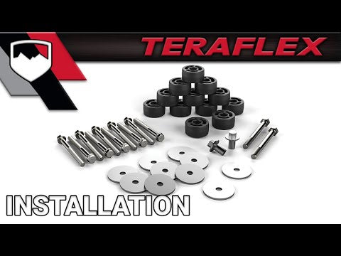 07-18 Wrangler JK 1.25 Inch Body Lift Kit TeraFlex