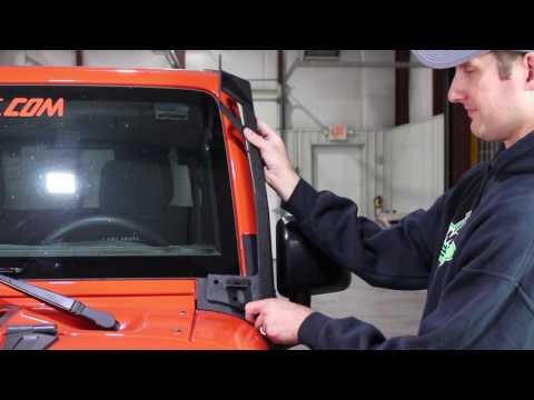 Jeep JK 52 Inch Light Bar Bracket 07-17 Wrangler JK Fishbone Offroad