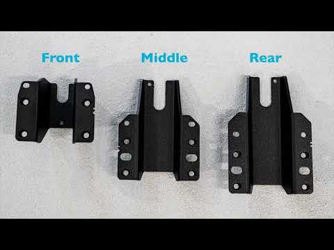 JT Gladiator Side Step Sliders For 2024 Jeep Gladiator Set Rock Slide Engineering