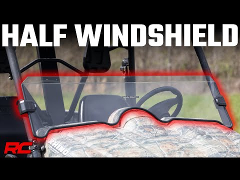 Full Windshield Scratch Resistant Yamaha Rhino 450 (06-08)/Rhino 660 (04-07)  Rough Country