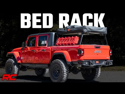 Bed Rack Aluminum Jeep Gladiator JT 4WD (2020-2025) Rough Country