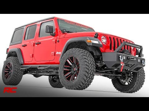 3.5 Inch Lift Kit C/A Drop Stage 1 M1R Jeep Wrangler Unlimited (18-23) Rough Country