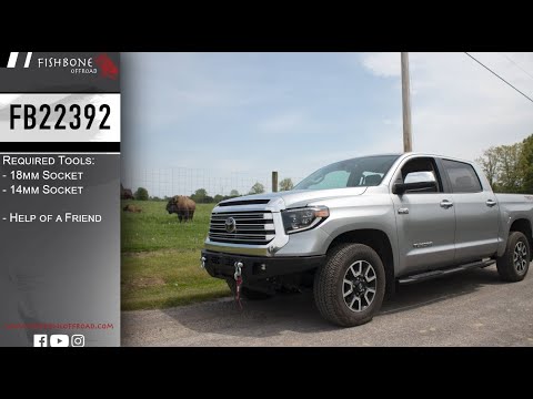 2014-2021 Toyota Tundra Front Bumper Fishbone Offroad