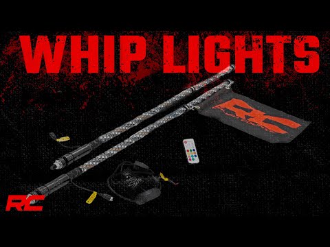 Multi-Color LED Whip 4 Foot Long Pair Rough Country