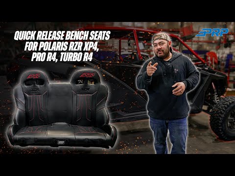RST Quick Release Rear Suspension Bench Seat for Polaris RZR PRO XP4 PRO R4 Turbo R4 PRP Seats