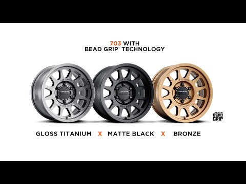 Aluminum Wheels 16x6 Bead Grip MR703 Bolt Pattern 5 On 130 Offset 68 Lip Size 0 Matte Black MB Method