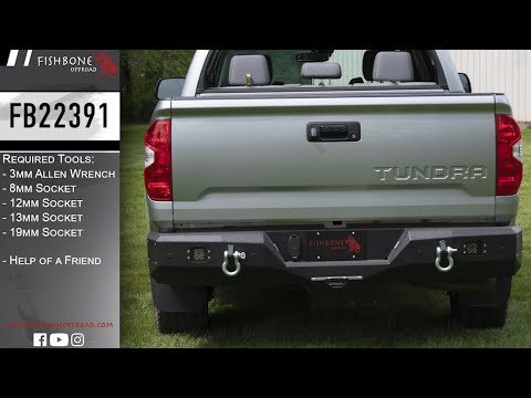 2014-2021 Toyota Tundra Rear Bumper Fishbone Offroad