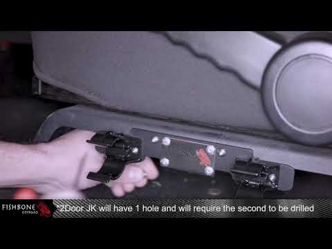 Jeep JK Flashlight Mount Front Seat 07-18 Wrangler JK Fishbone Offroad