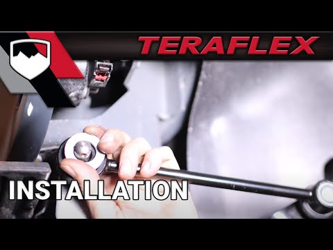 07-18 Wrangler JK 10 Inch Front Sway Bar Quick Disconnect Kit 3-4 Inch Lift TeraFlex