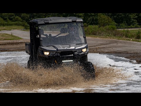 LED Light Bumper Mount 12 Inch Black Single Row Can-Am Defender HD 8/HD 9/HD 10 Rough Country