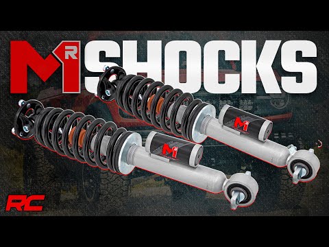 M1R Reservoir Loaded Struts Adjustable Height Rear 3.5 Inch Ford Bronco (21-25) Rough Country