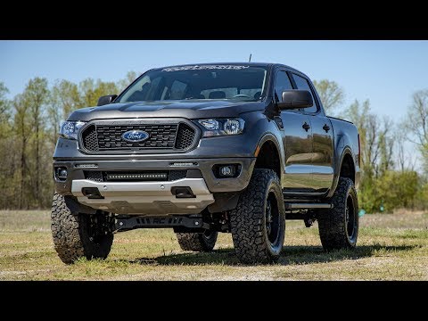 6 Inch Lift Kit Aluminum Knuckles Ford Ranger 4WD (2019-2023) Rough Country
