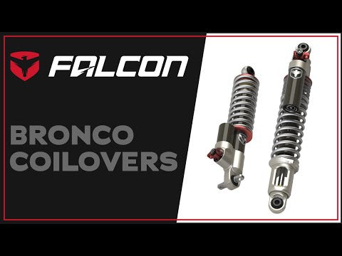 2021+ Bronco 3.3 Series Fast Adjust Coilover Kit 37 Inch Tires Falcon Shocks