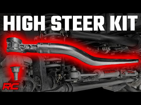 High Steer Kit Track Bar Bracket Combo Jeep Gladiator JT 4WD (2020-2025) Rough Country
