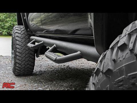 Toyota Wheel to Wheel Nerf Steps 05-20 Tacoma Double Cab 6 Foot Bed Rough Country