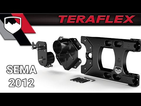 07-18 Wrangler JK Alpha HD Hinged Spare Tire Carrier Kit TeraFlex