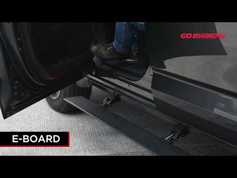RealTruck VoltStep Electric Running Board Kit Protective Bedliner Coating 2021-2025 Ford Bronco Go Rhino
