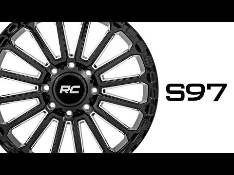 97 Series Wheel One-Piece Gloss Black 20x10 5x4.5 -19mm Rough Country