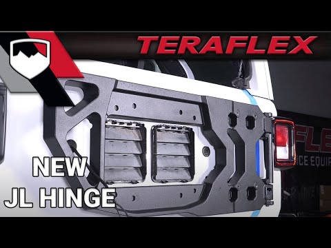 18-Up Wrangler JL Alpha HD Hinged Spare Tire Carrier Kit TeraFlex