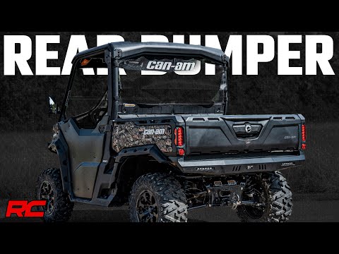 Bumper Rear 6 Inch Black Slimline LED Pair Multiple Makes & Models (Can-Am/Polaris) Rough Country