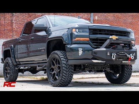 Rear Adjustable Vertex Shocks 07-20 Silverado/Sierra 1500 for 5-7.5 Inch Lifts Rough Country