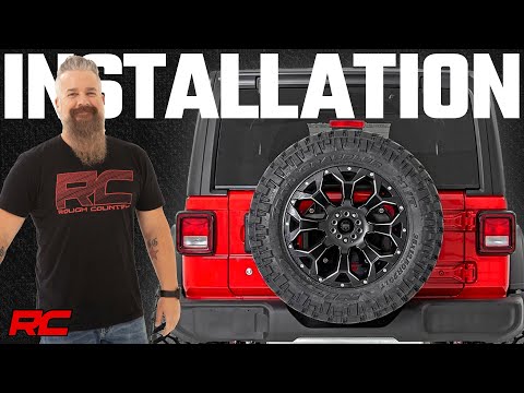 Tire Carrier Relocation Plate Prox Sensor Jeep Wrangler JL (18-26)/Wrangler Unlimited (18-26) Rough Country