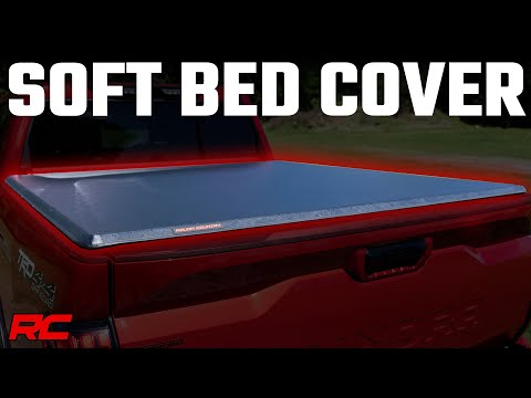 Soft Tri-Fold Bed Cover 5 Foot 9 Inch Bed Silverado/Sierra 1500 (07-13) Rough Country
