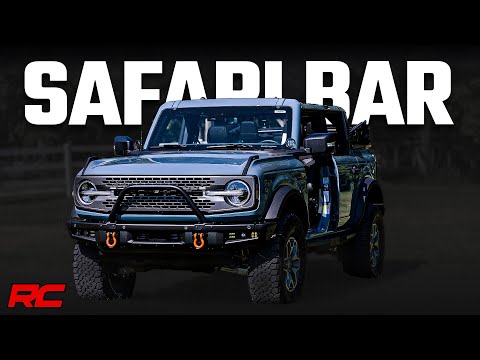 Safari Bar 3 Inch OSRAM (Pair) Wide OE Modular Steel Ford Bronco (21-25) Rough Country