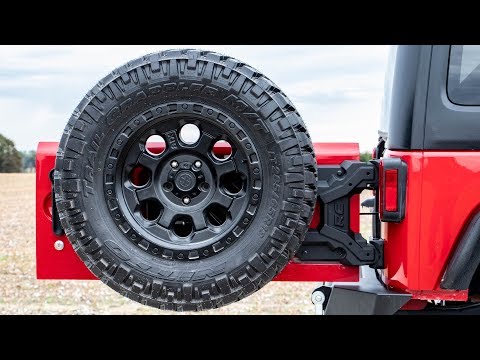 Heavy Duty Tire Carrier Jeep Wrangler JK/Wrangler Unlimited (2007-2018) Rough Country