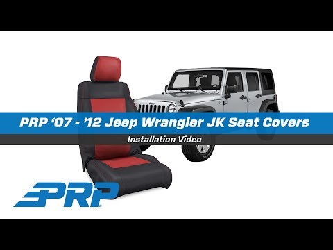 Front Seat Covers for 07-10 Jeep Wrangler JK 2 Door or 4 Door Pair PRP Seats