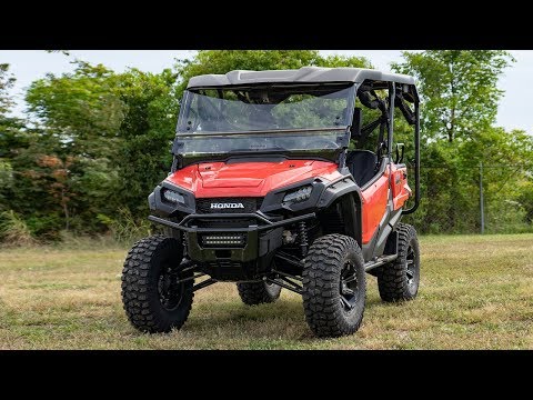 LED Light Kit Bumper Mount 10 Inch Black Slimline Honda Pioneer 1000 Rough Country