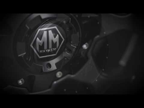 Mayhem Offroad Wheels Warrior 8015 RD 20x10 Prism Red Black Cast Aluminum