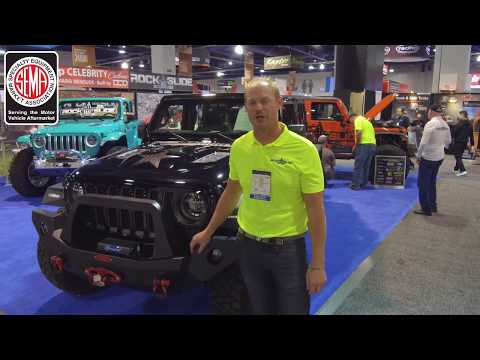 Jeep JL/JT Full Front Bumper For 18-Pres Wrangler JL/Gladiator Rigid Series Complete With Winch Plate Rock Slide Engineering
