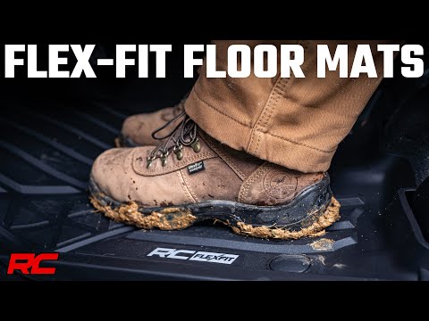 Flex-Fit Floor Mats Front Crew Ram 1500 2WD/4WD (2025-2026) Rough Country