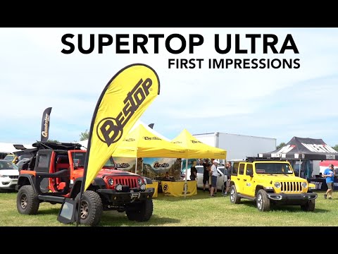 Supertop Ultra Squareback Soft Top For Jeep 2007-2018 Wrangler JK 4 Door Bestop