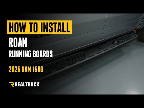 Roan Running Board Full Length (2 Steps per Side) 2021-2025 Ford Bronco 2-Dr Textured Black NFab