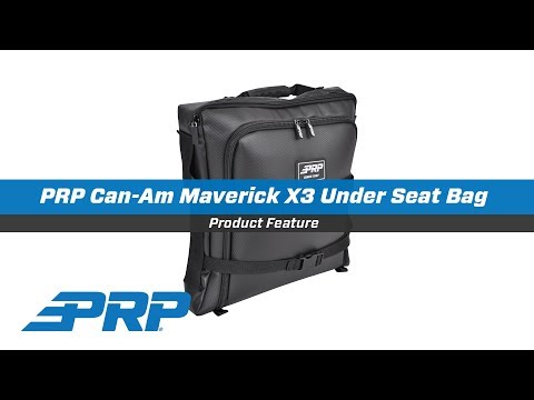 Under Seat Bag Black Vinyl Coated Nylon PRP Seats