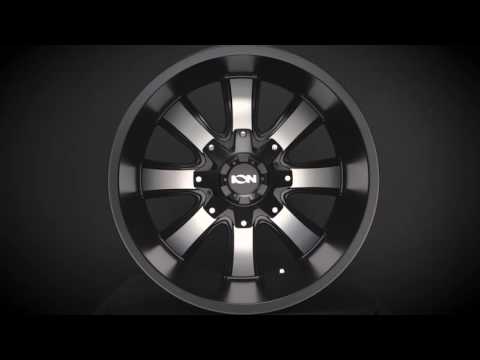 Cast Aluminum Wheels 189 SB 20x9 Machined Face Satin Black ION Wheels