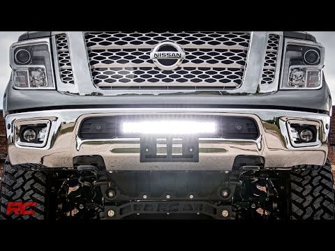 Nissan 20 Inch LED Bumper Kit Black Series 16-20 Titan XD Rough Country