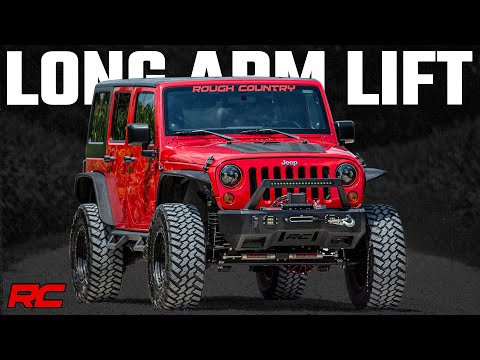 4 Inch Lift Kit Long Arm Jeep Wrangler Unlimited 4WD (2012-2018) Rough Country
