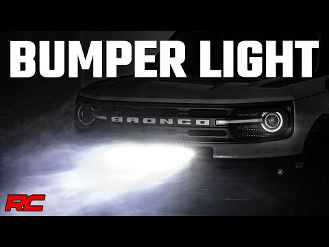 LED Light Kit Bumper Mount 20 Inch Spectrum Single Row Ford Bronco Sport (21-26) Rough Country